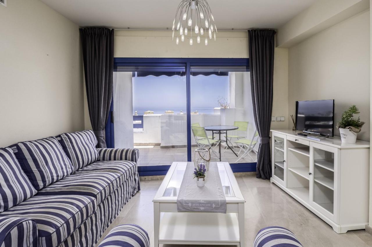 2307-Amazing 2Bedrooms Sea View Pool View Manilva Luaran gambar